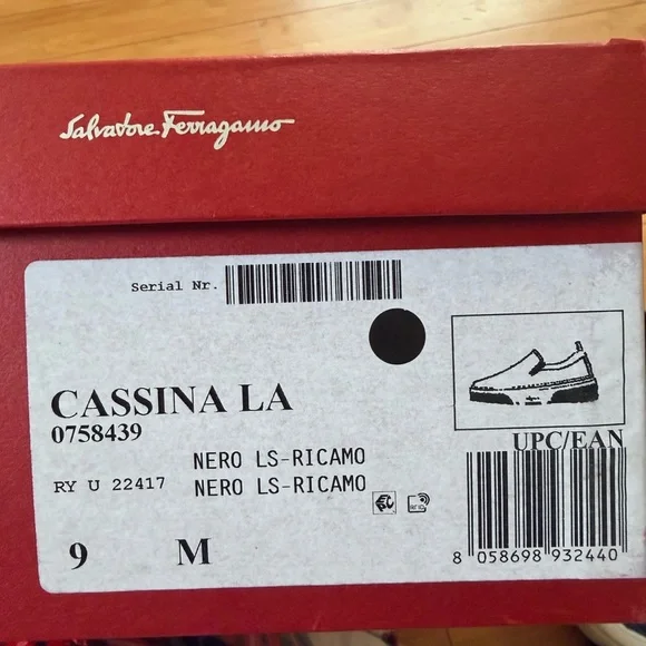 Salvatore Ferragamo Women's Cassina La Leather-Trim Slip-On Sneaker